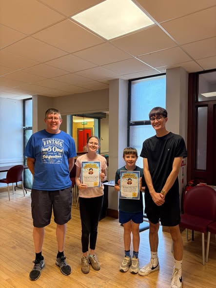 First aid workshop participants with their course certificates