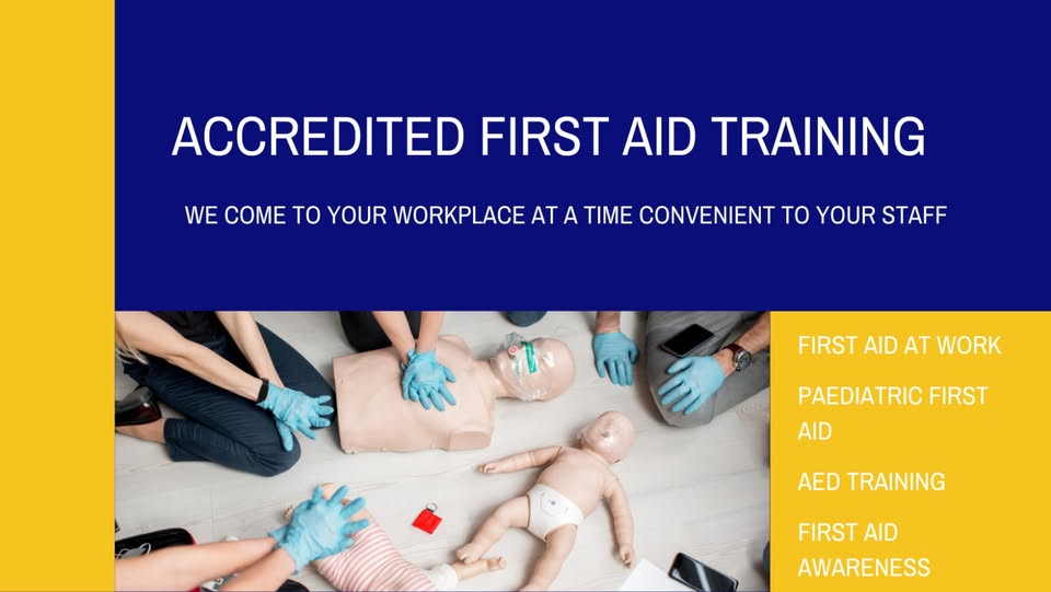 Power-Quinn workplace, paediatric, AED and first aid awareness training